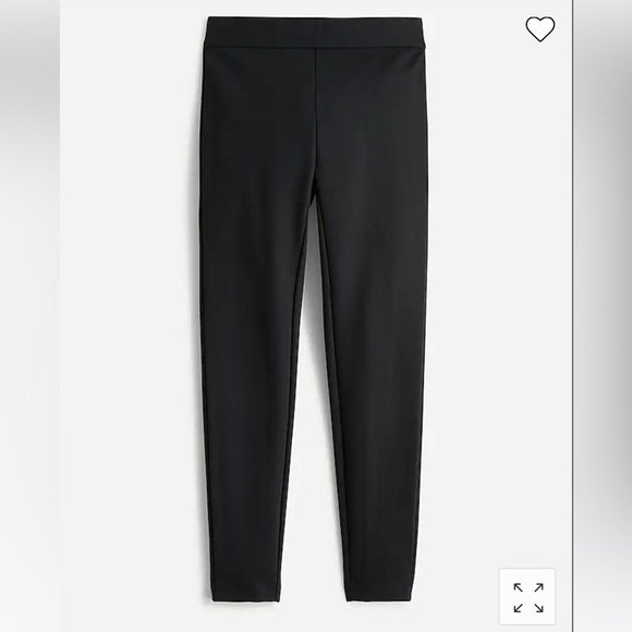 J. Crew Petite pixie pants in stretch ponte BB459 Black PS Small - Picture 5 of 7